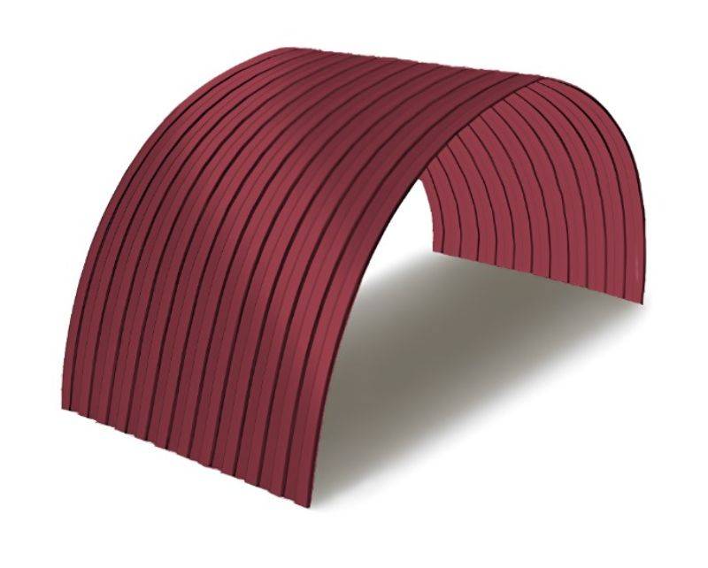 Арочный лист профнастила НС18ПГ